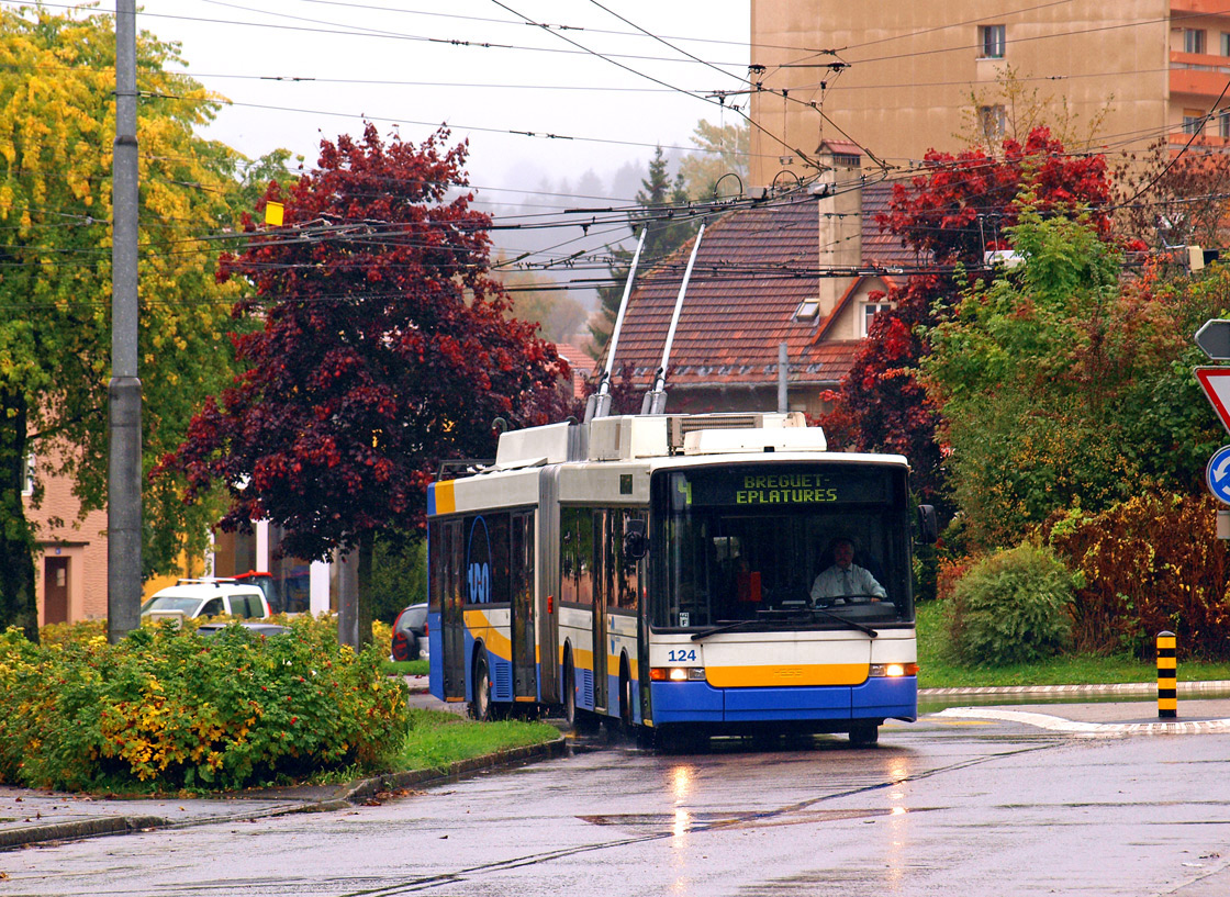 Ла-Шо-де-Фон, Hess SwissTrolley 2 (BGT-N2) № 124