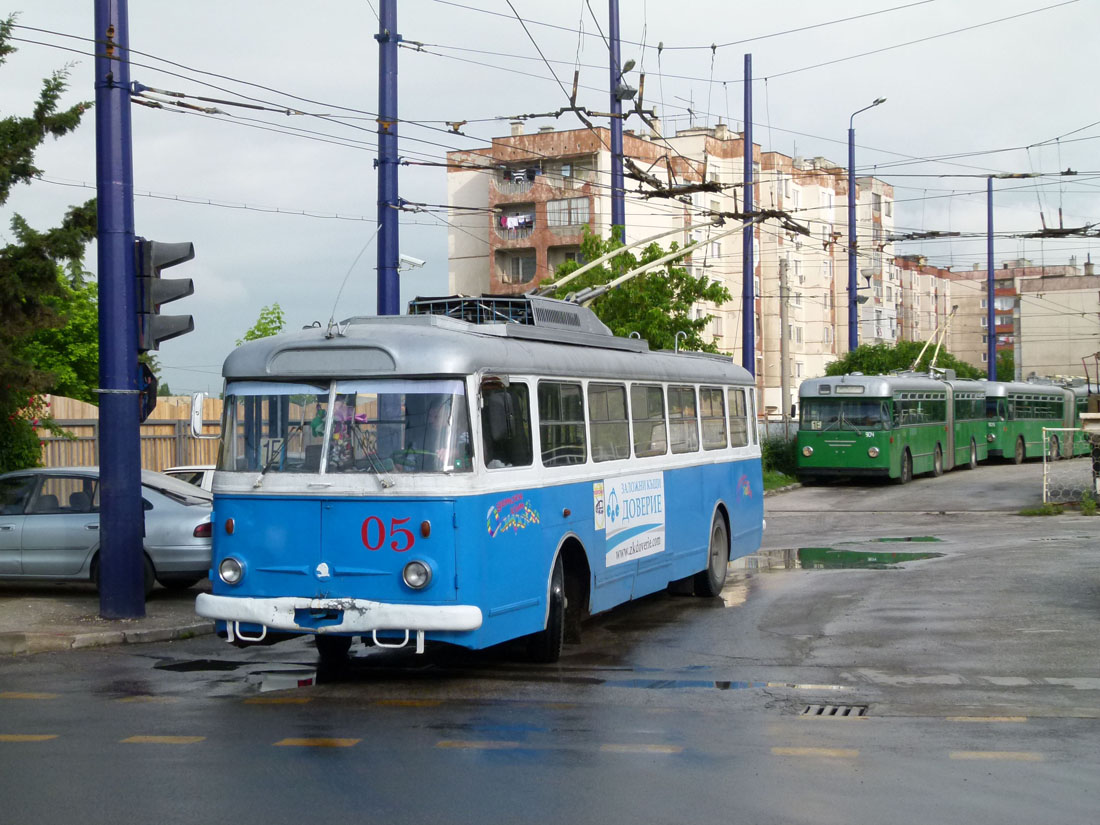 Pazardzhik, Škoda 9TrHT28 nr. 05; Pazardzhik — Trolleybuses Škoda 9Tr
