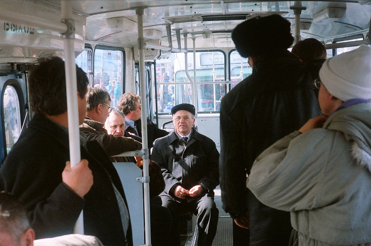 Барнаул — Пуск троллейбусного маршрута №7  март 2000 г.