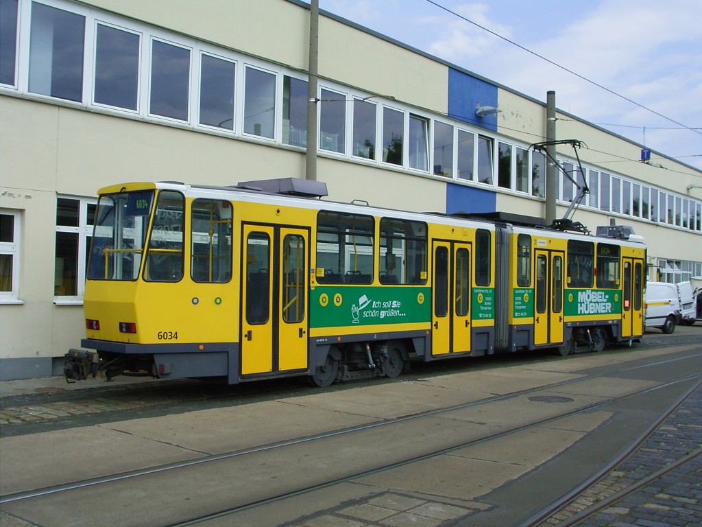 Берлин, Tatra KT4DM № 6034