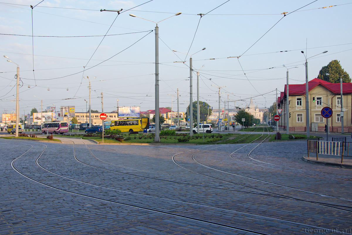 Lvov — Tram lines and infrastructure