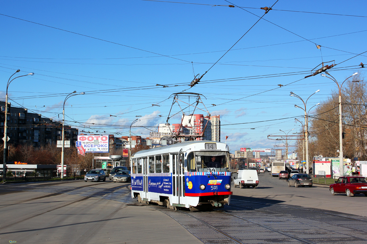 Jekatyerinburg, Tatra T3SU — 591