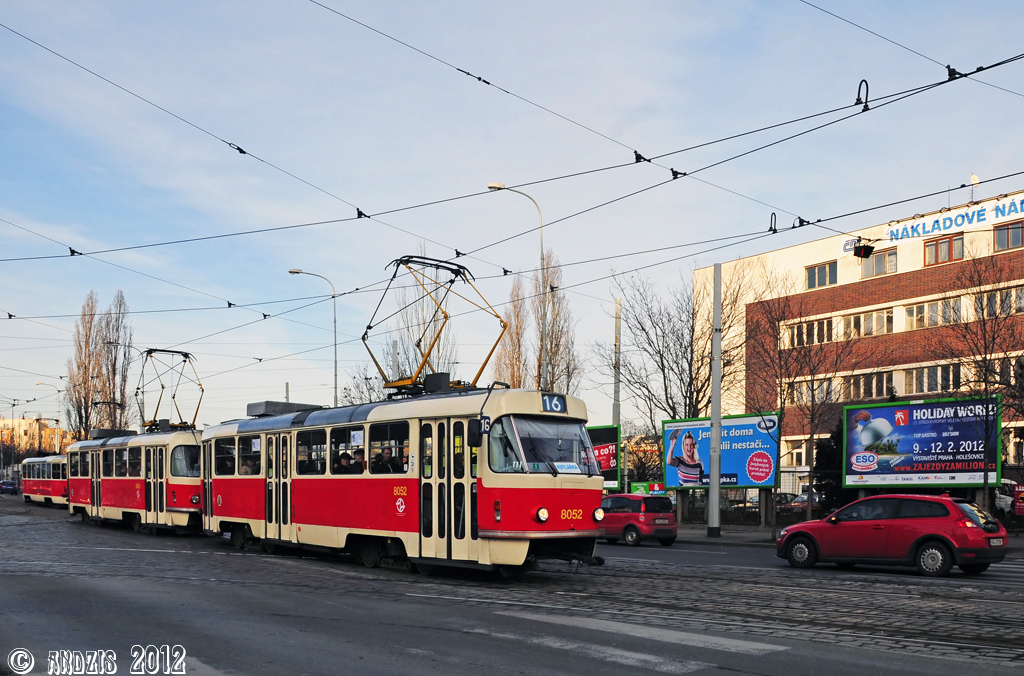 Прага, Tatra T3M № 8052