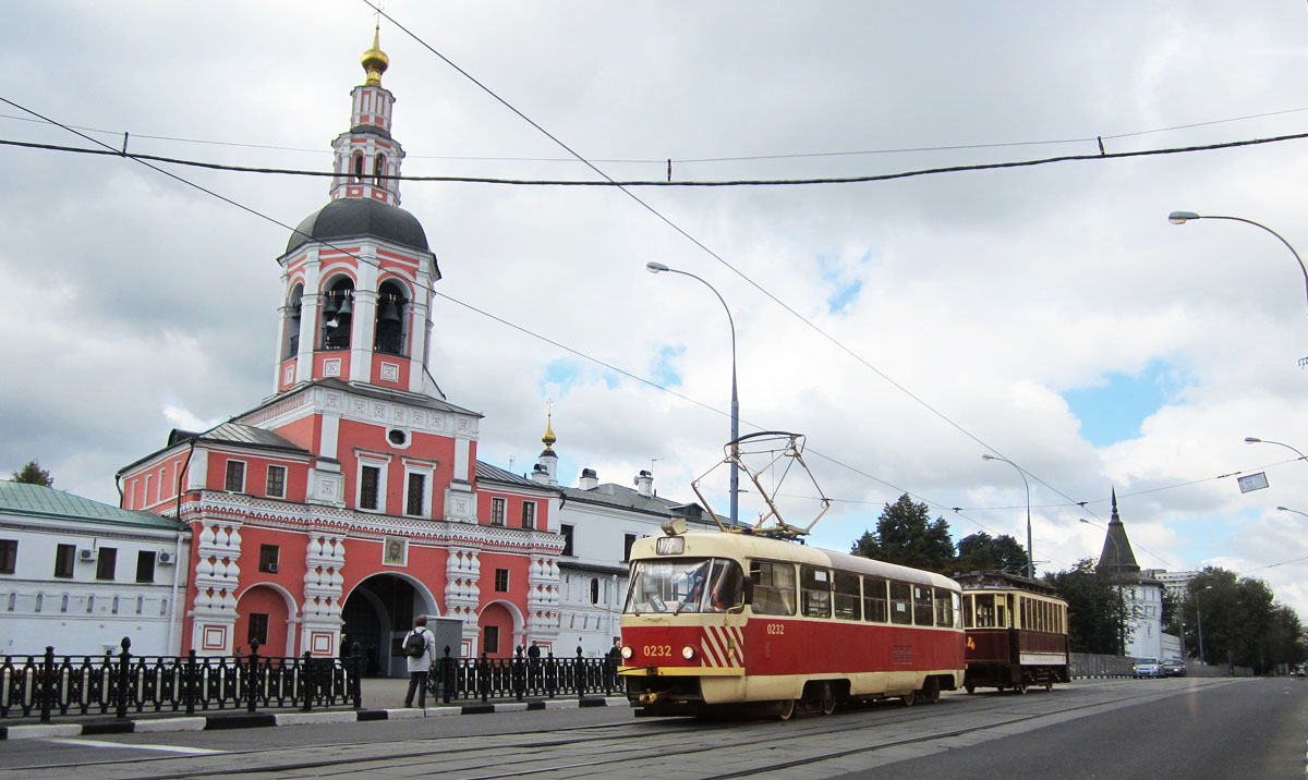 Moscow, Tatra T3SU № 0232