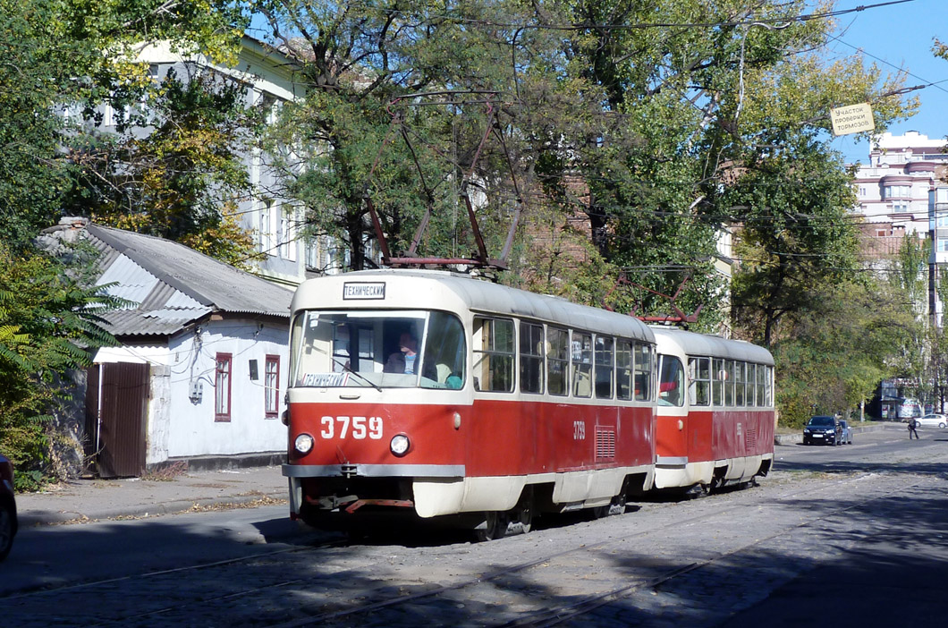 Donețk, Tatra T3SU (2-door) nr. 3759
