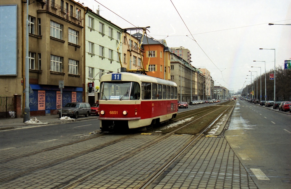 Прага, Tatra T3 № 6851