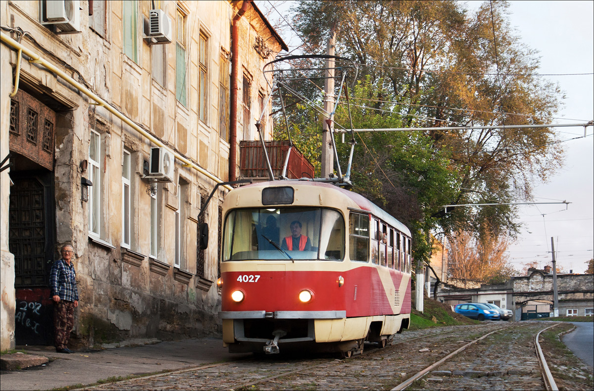 Одесса, Tatra T3SU № 4027; Одесса — 03.11.2012 — Золотая осень в Одессе