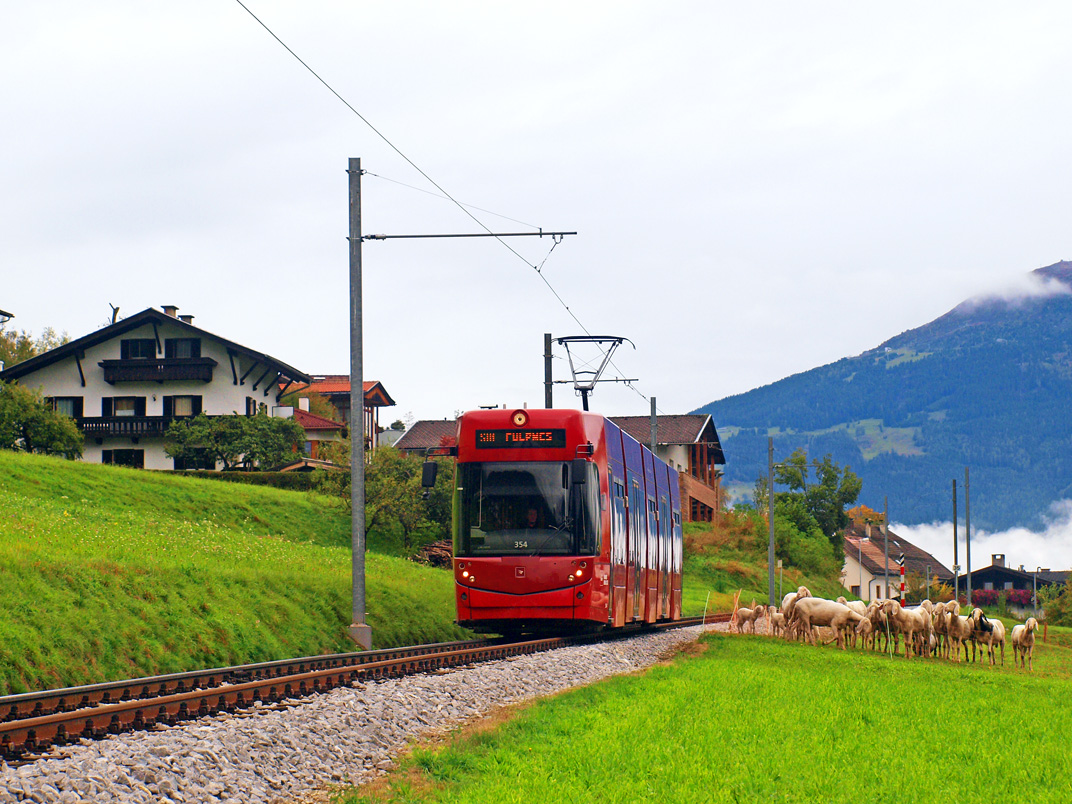 Innsbruck, Bombardier Flexity Outlook № 354; Innsbruck — Stubaitalbahn