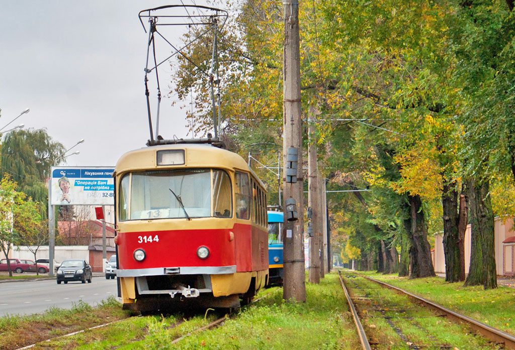 Одесса, Tatra T3SU (двухдверная) № 3144