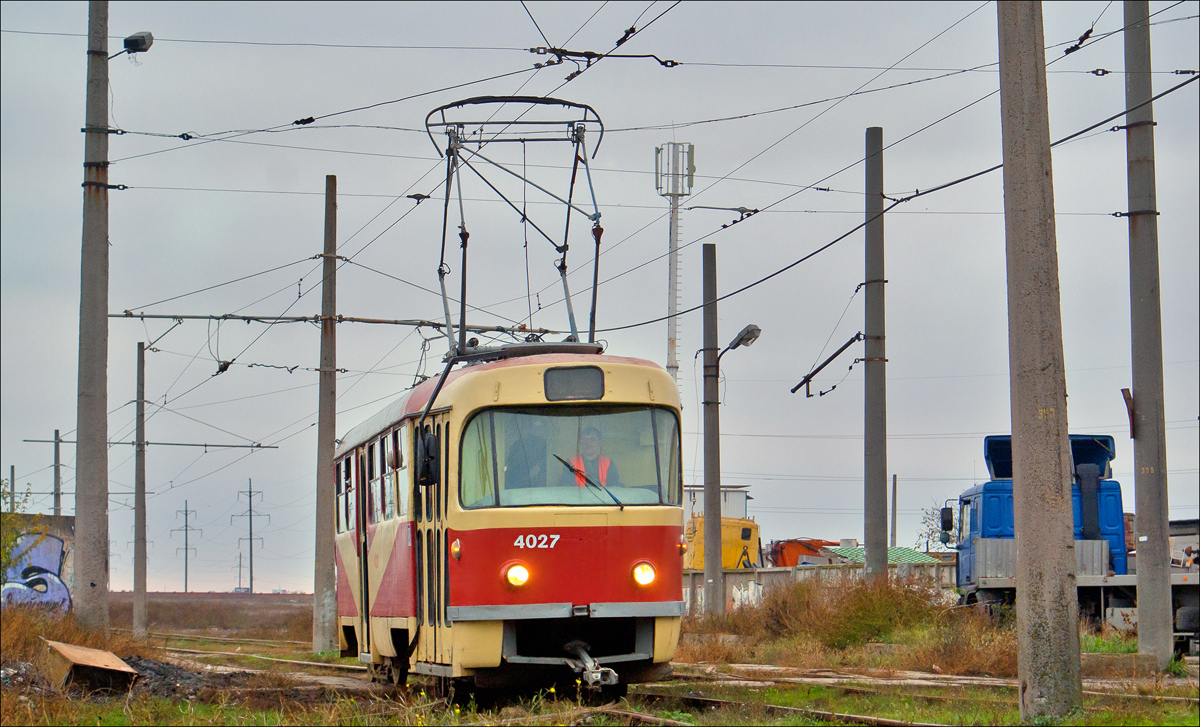 Одесса, Tatra T3SU № 4027; Одесса — 03.11.2012 — Золотая осень в Одессе