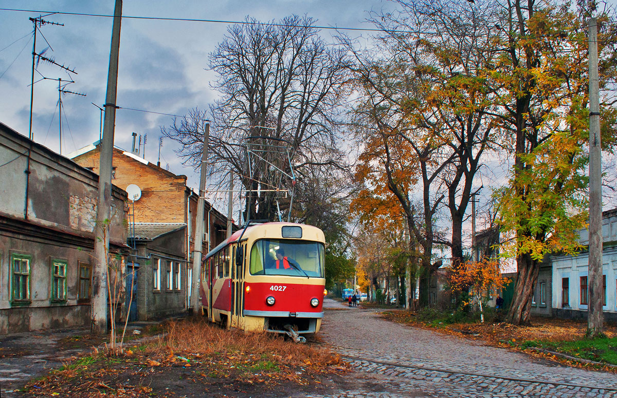 Odesa, Tatra T3SU № 4027; Odesa — 03.11.2012 — Golden Autumn Phototravelling