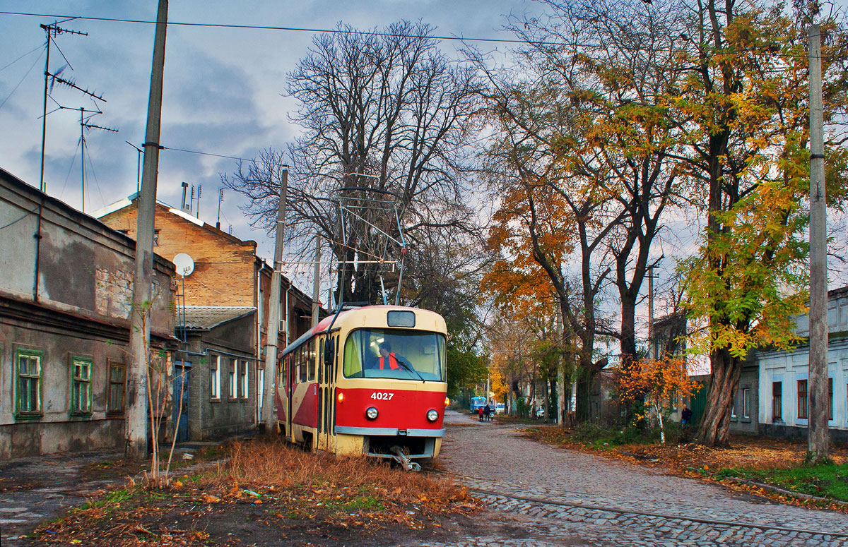 Одесса, Tatra T3SU № 4027; Одесса — 03.11.2012 — Золотая осень в Одессе