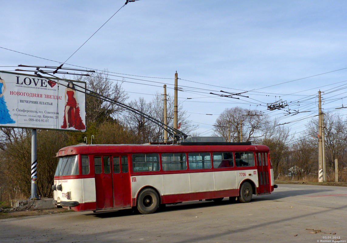Krimmi trollid (Simferopol - Alušta - Jalta), Škoda 9TrH27 № 7706