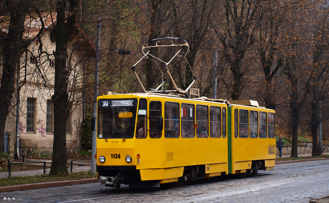 Lviv, Tatra KT4SU № 1134