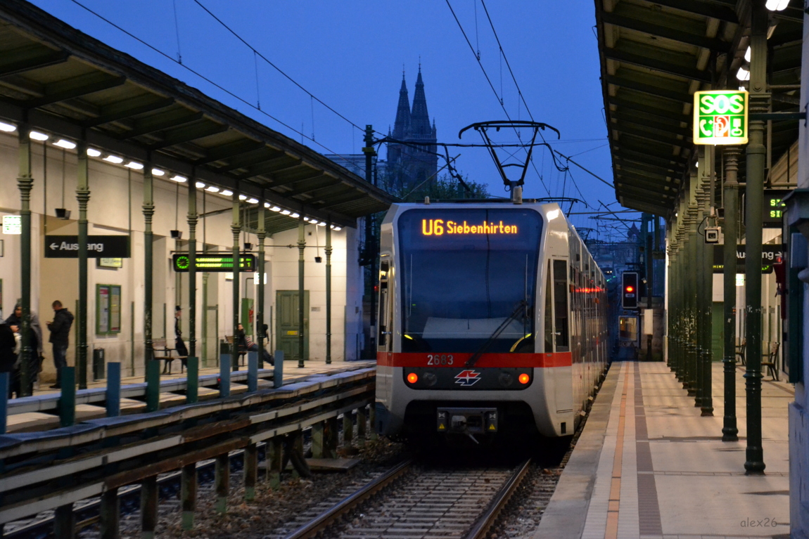 Вена, Bombardier Type T1 № 2683; Вена — U-Bahn — линия U6; Вена — Штадтбан