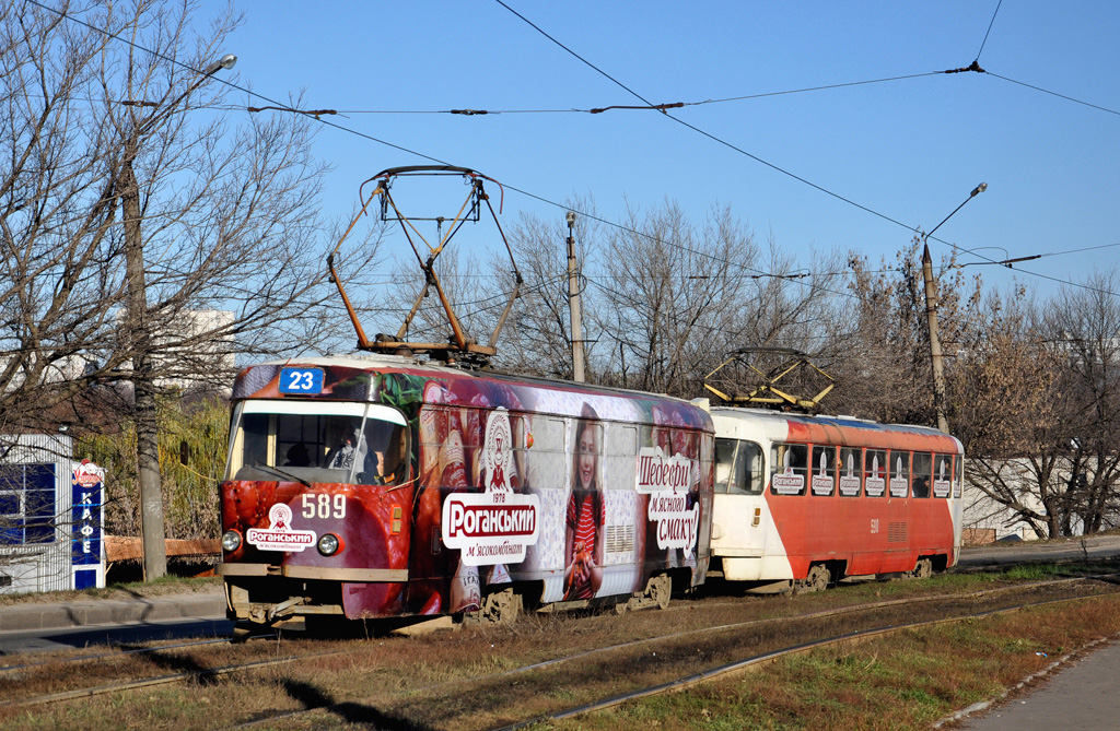 Харьков, Tatra T3SU № 589