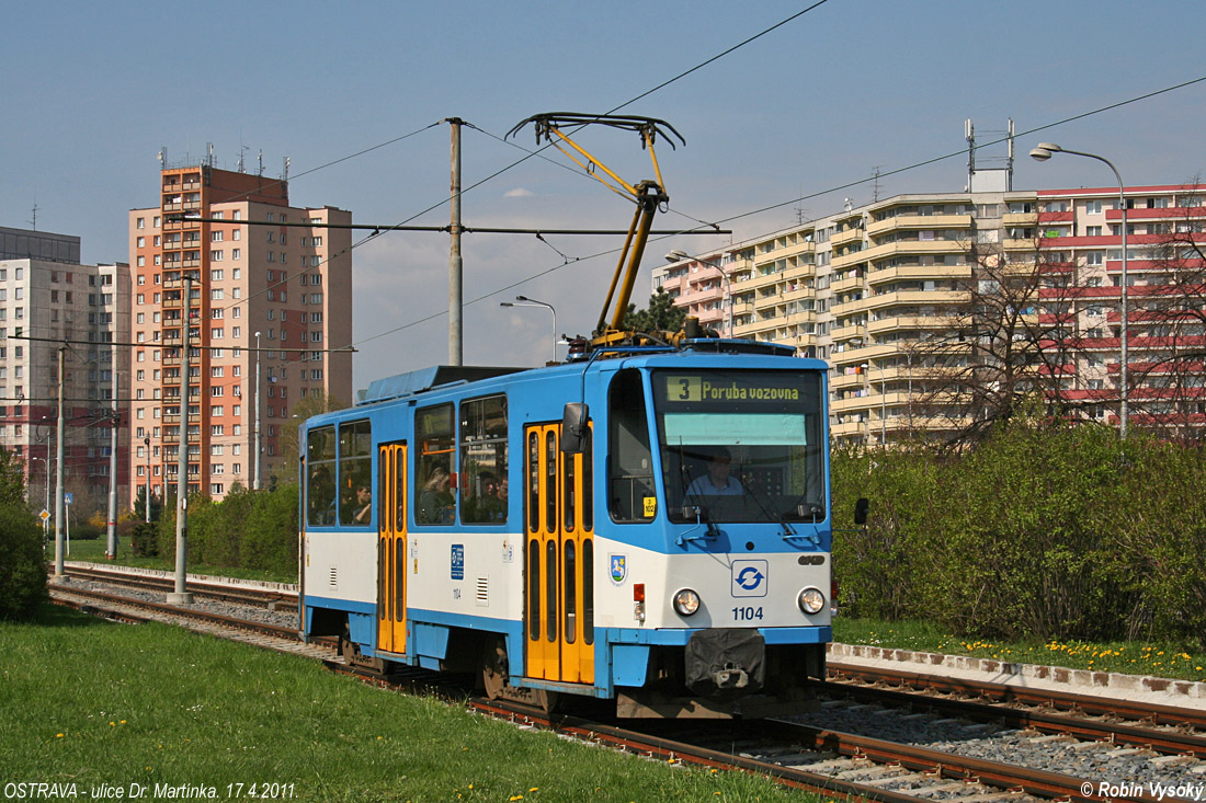 Ostrawa, Tatra T6A5 Nr 1104