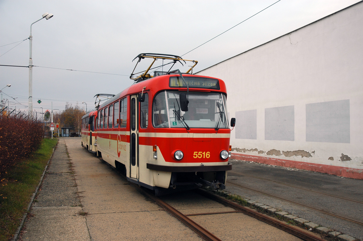 Прага, Tatra T3R.P № 5516