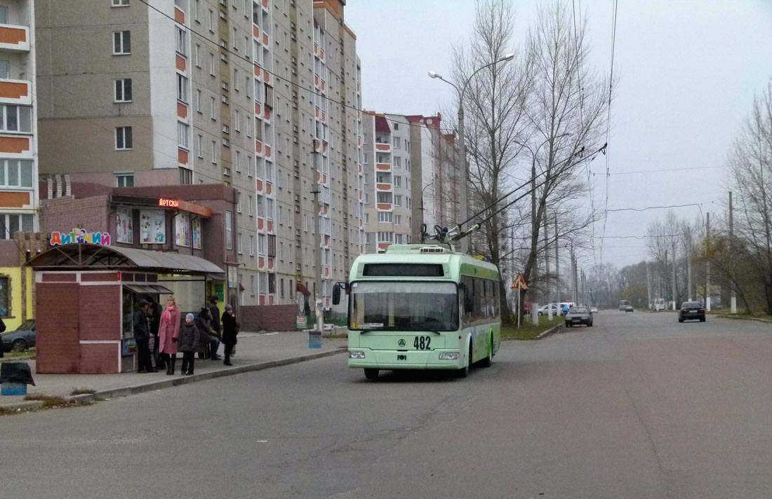 Чернигов, Еталон-БКМ 321 № 482; Чернигов — Покатушки 25 ноября 2012 на троллейбусе Эталон-БКМ 321 № 482