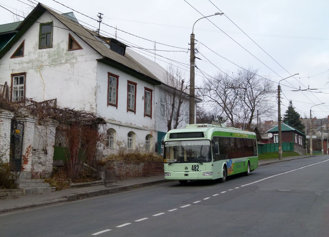 Чернигов, Еталон-БКМ 321 № 482; Чернигов — Покатушки 25 ноября 2012 на троллейбусе Эталон-БКМ 321 № 482