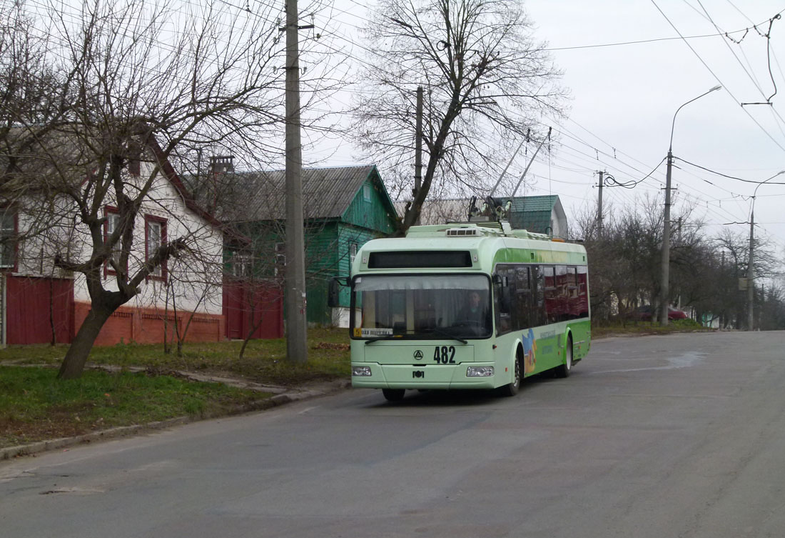 Černihiv, Etalon-BKM 321 č. 482; Černihiv — Trip 2012-11-25 on the trolleybus Etalon-BKM 321 # 482