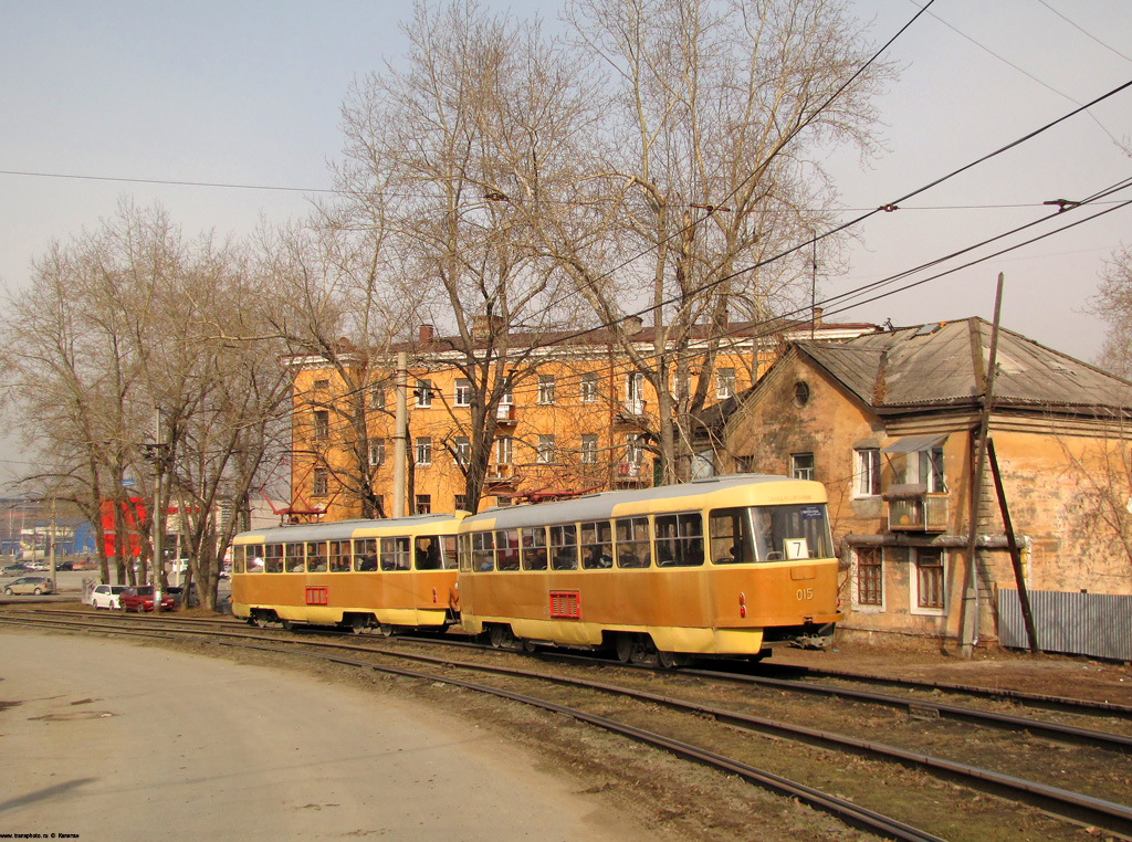 Yekaterinburg, Tatra T3SU (2-door) # 015