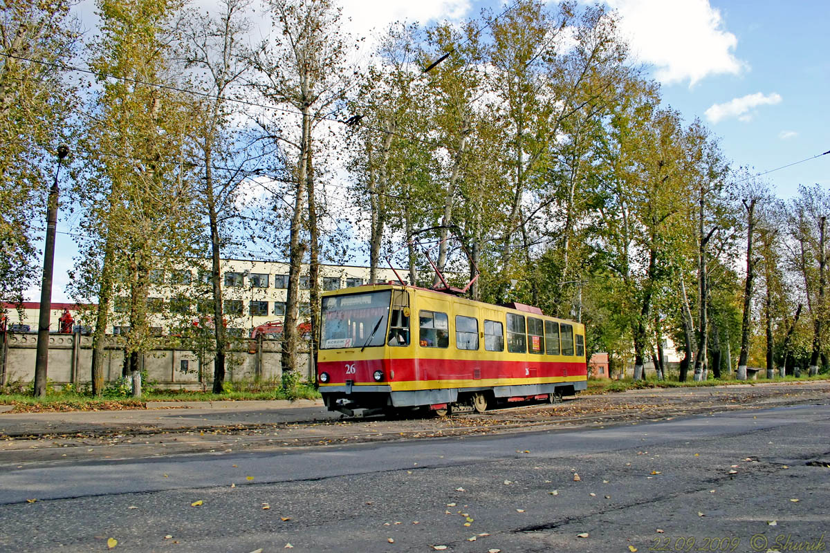 Тверь, Tatra T6B5SU № 26; Тверь — Трамвайные конечные станции и кольца