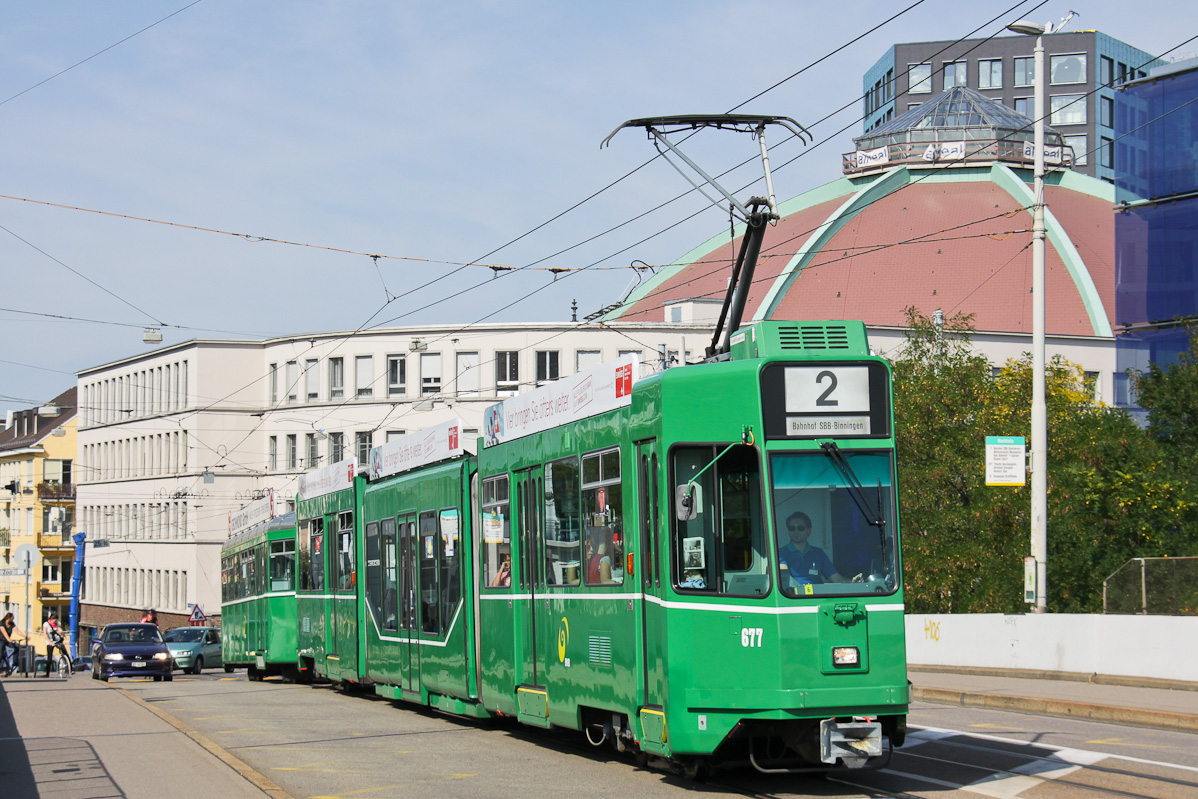 Basel, Schindler/Siemens Be 4/6 S # 677