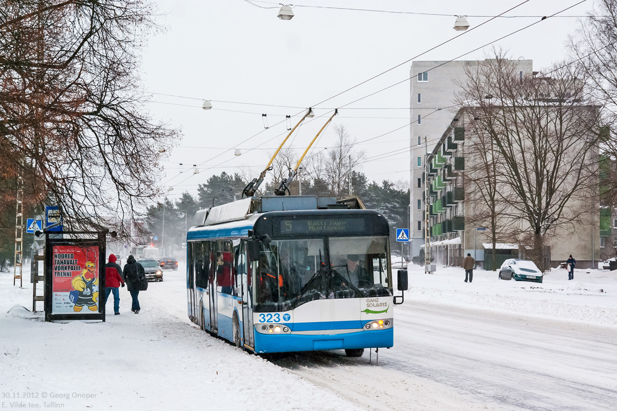 Таллин, Solaris Trollino II 12 Ganz № 323