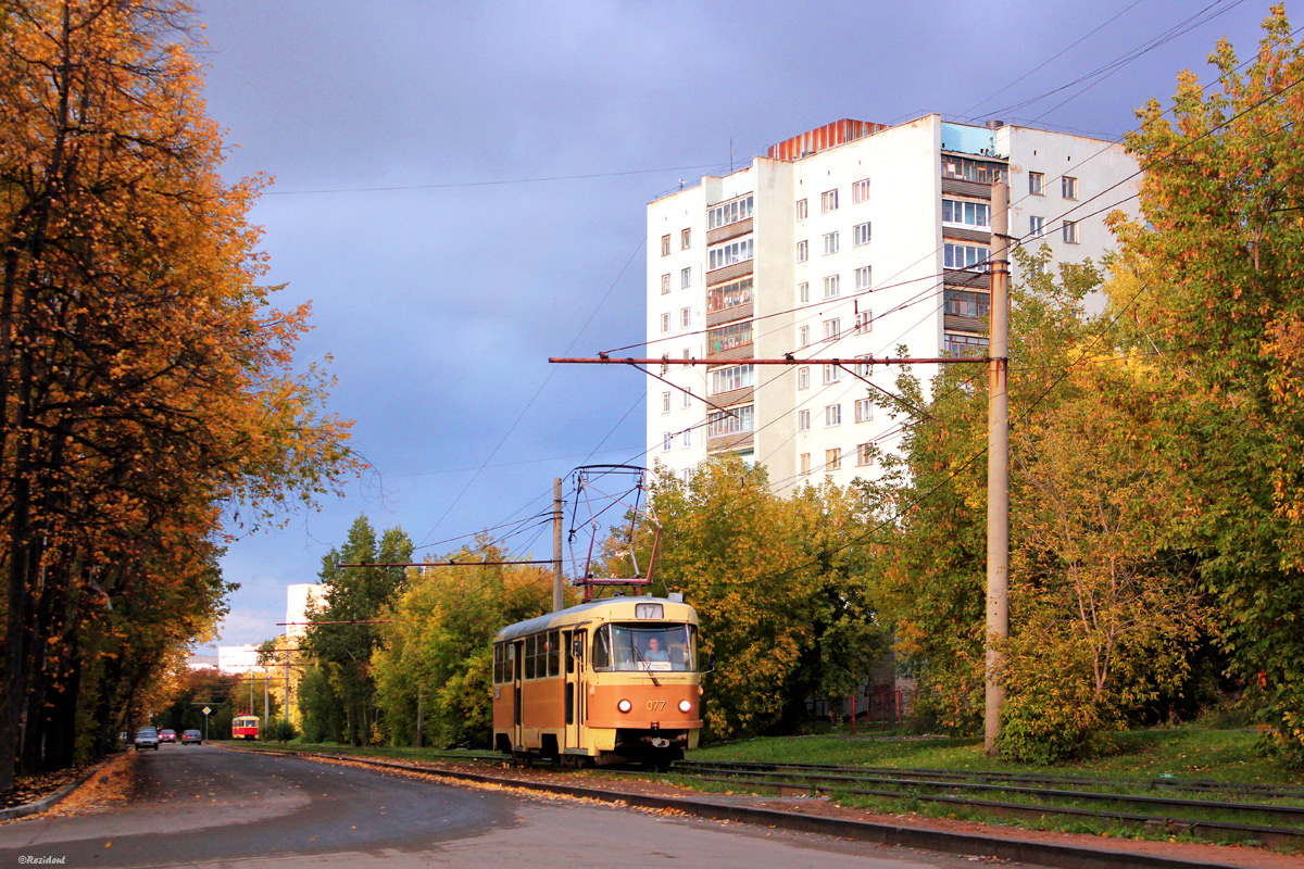 Екатеринбург, Tatra T3SU (двухдверная) № 077