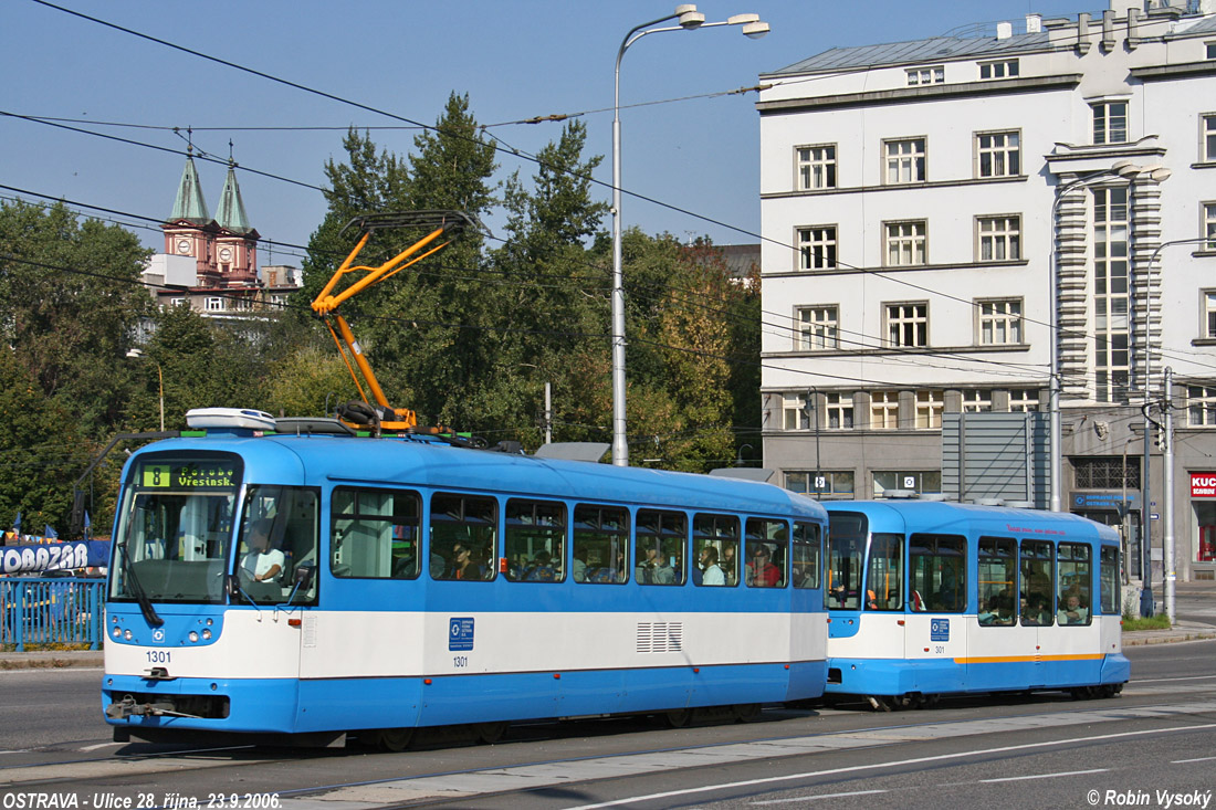 Острава, Tatra T3R.EV № 1301