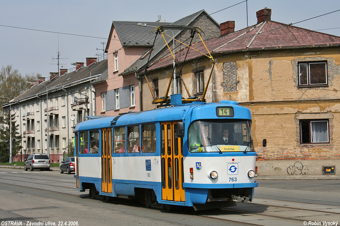 Острава, Tatra T3 № 763
