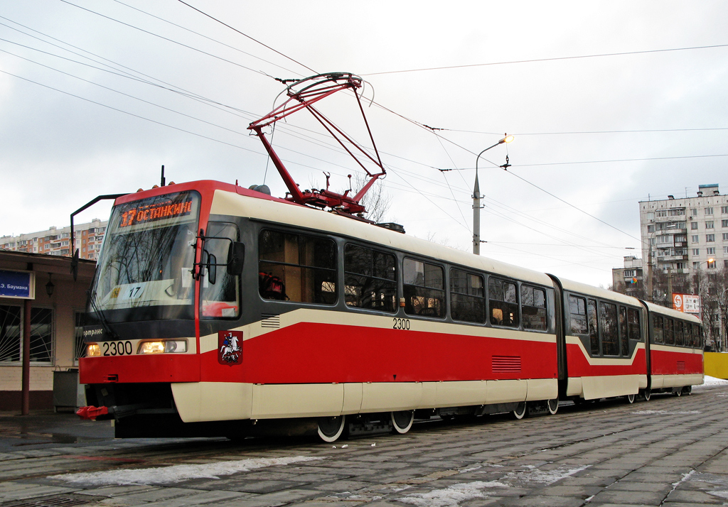 Москва, Tatra KT3R № 2300