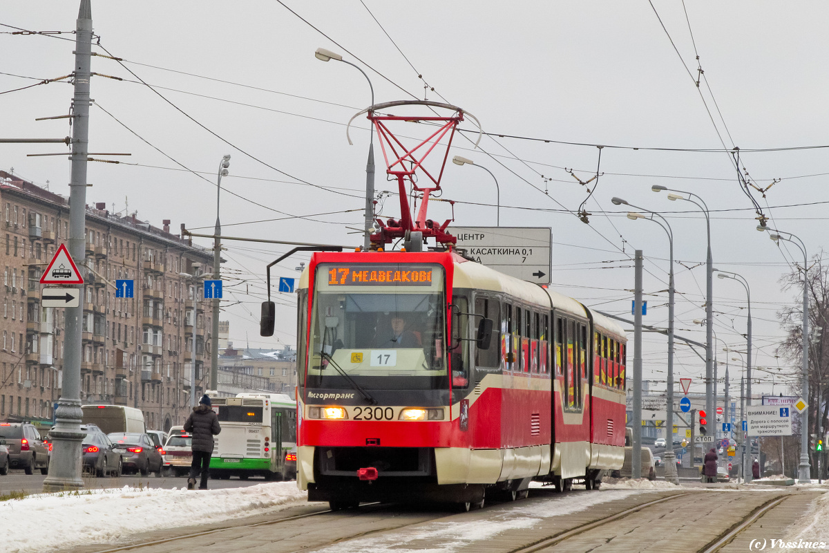 Moskau, Tatra KT3R Nr. 2300