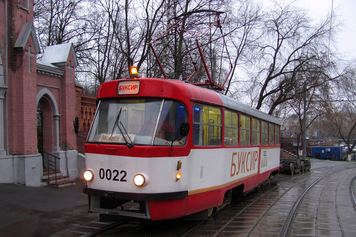 Москва, Tatra T3SU № 0022