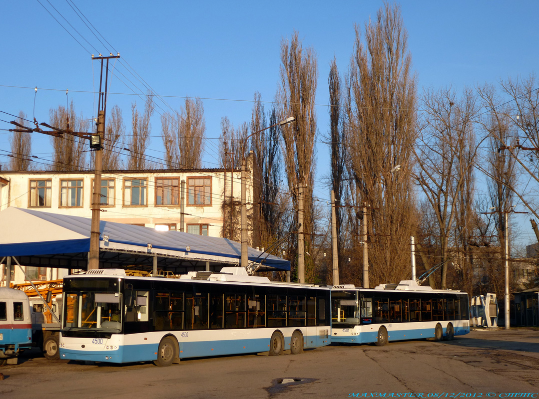 Крымский троллейбус, Богдан Т80110 № 4500; Крымский троллейбус, Богдан Т80110 № 4501