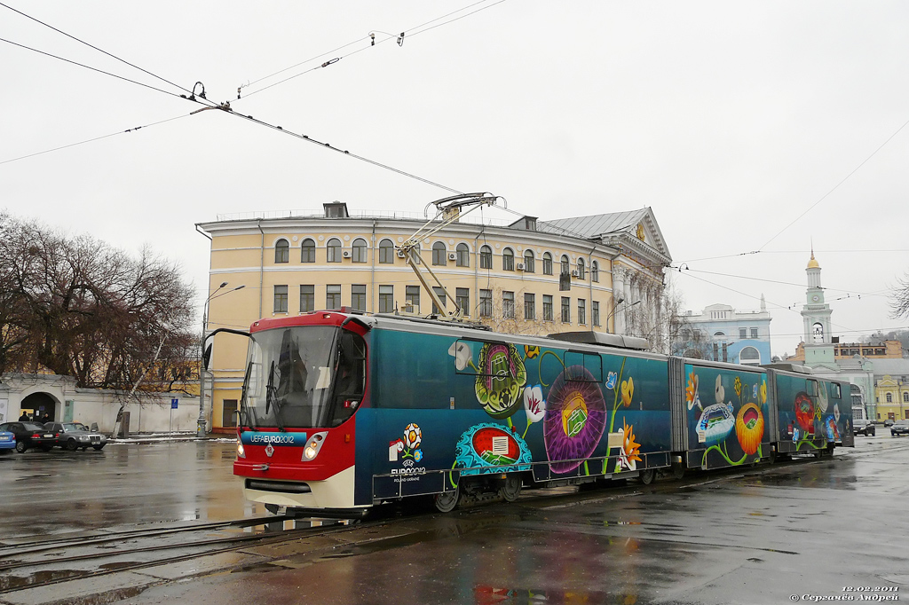 Kyjev, K1M8 č. 500; Kyjev — Trip by the trams K1 and K1M8 12th of February, 2011