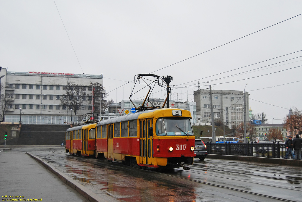 Kharkiv, Tatra T3SU # 3017