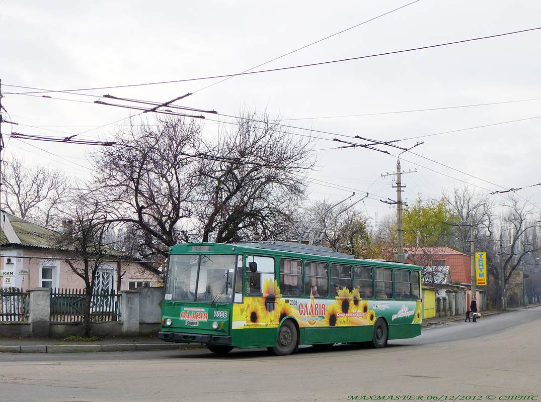 Крымский троллейбус, Škoda 14Tr02/6 № 2008