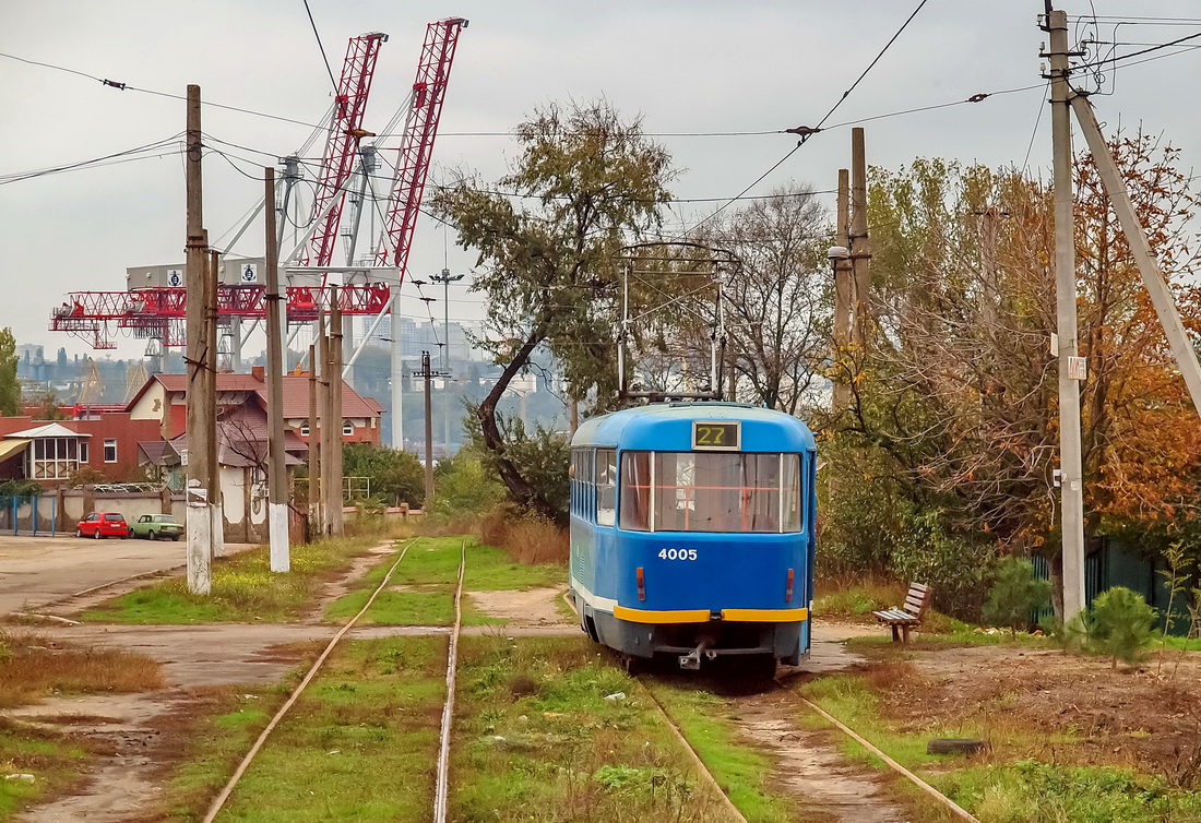 Одеса, Tatra T3R.P № 4005; Одеса — 03.11.2012 — Золота осінь в Одесі