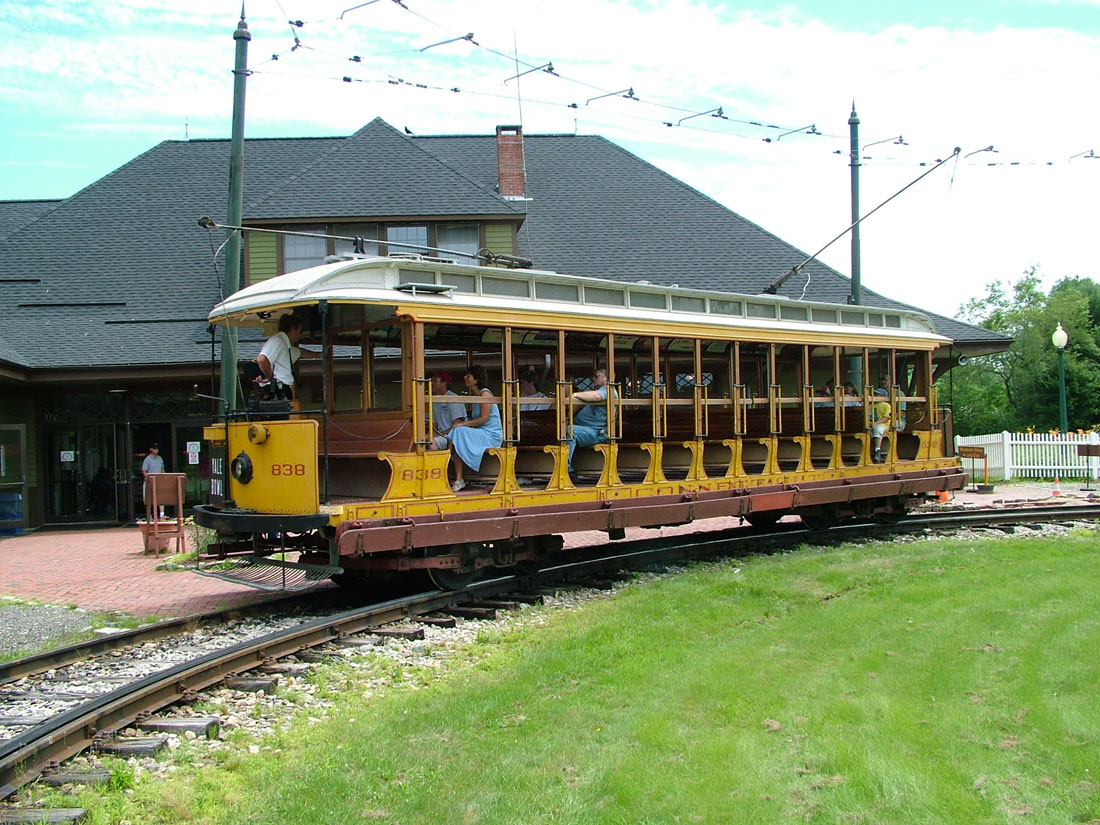 Кеннебанкпорт, Четырёхосный моторный Jones № 838; Кеннебанкпорт — Музейная трамвайная линия