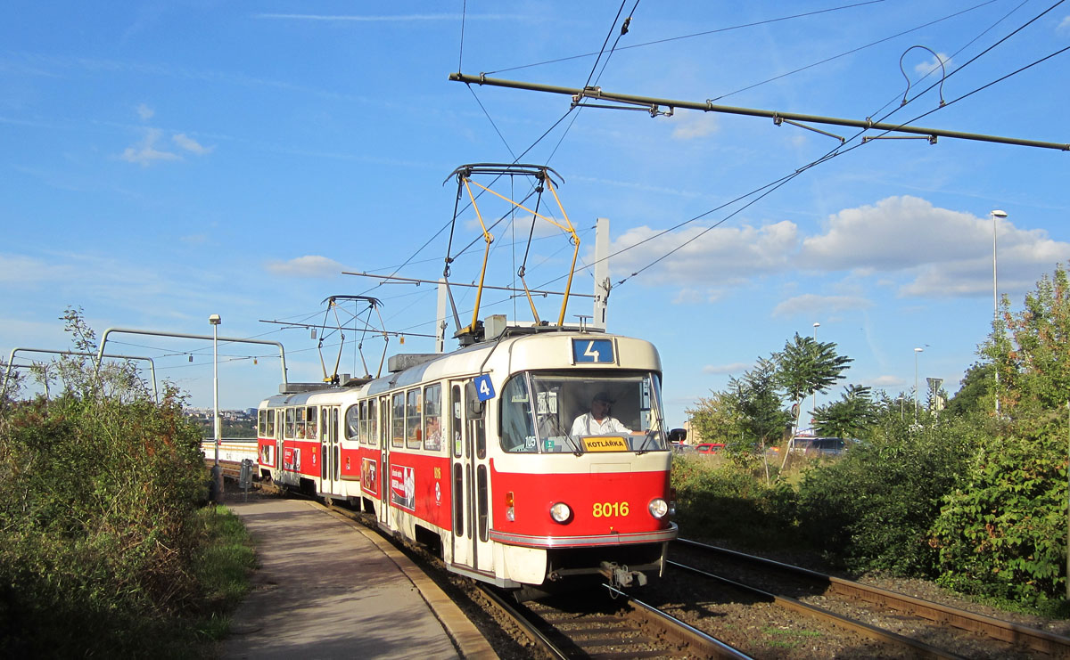 Прага, Tatra T3M № 8016