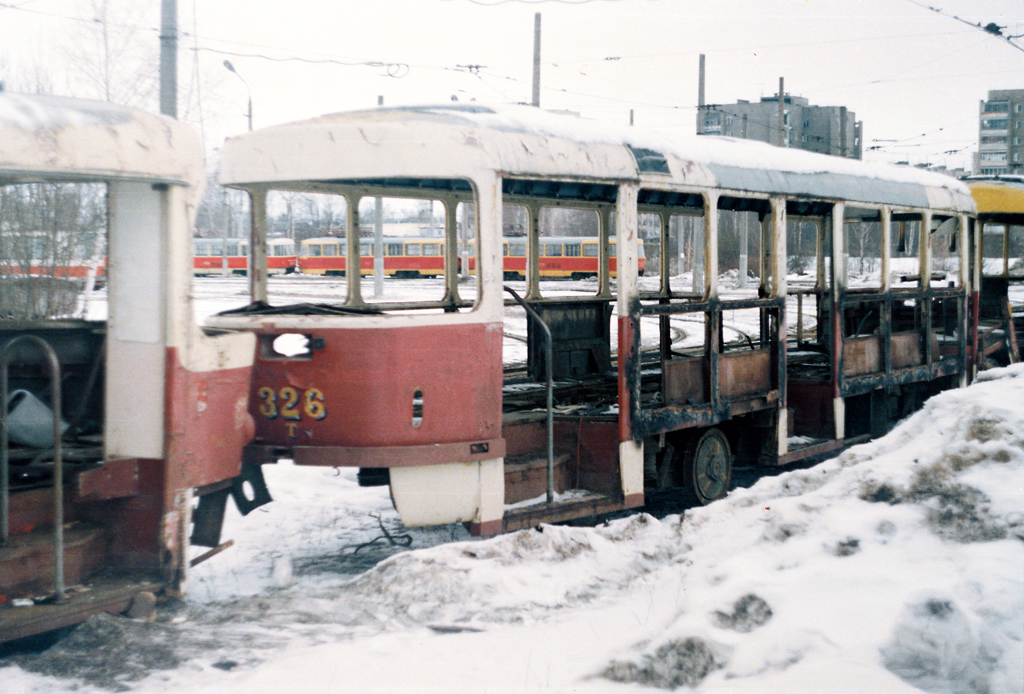 Tver, Tatra T3SU — 326; Tver — "The last track" of the Tver trams