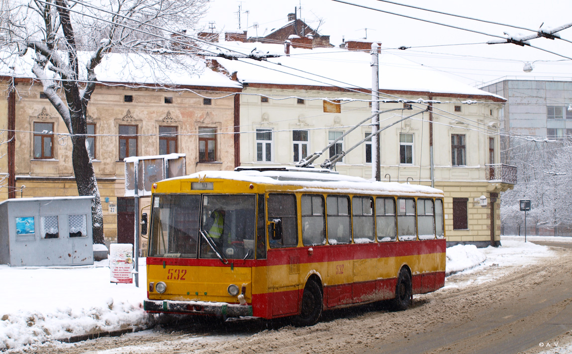 Lviv, Škoda 14Tr02/6 č. 532