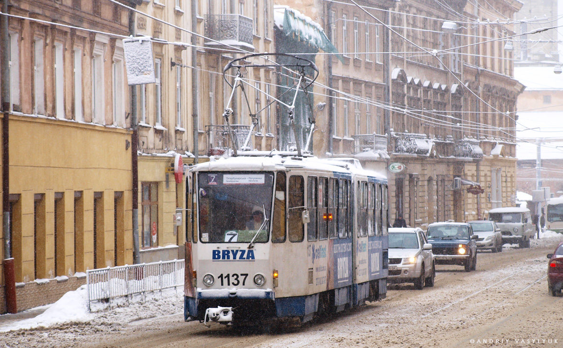 Lviv, Tatra KT4SU # 1137