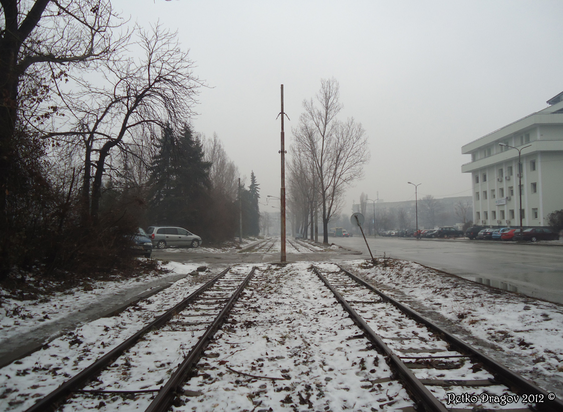 Sofia — Destruction and abandoned rails