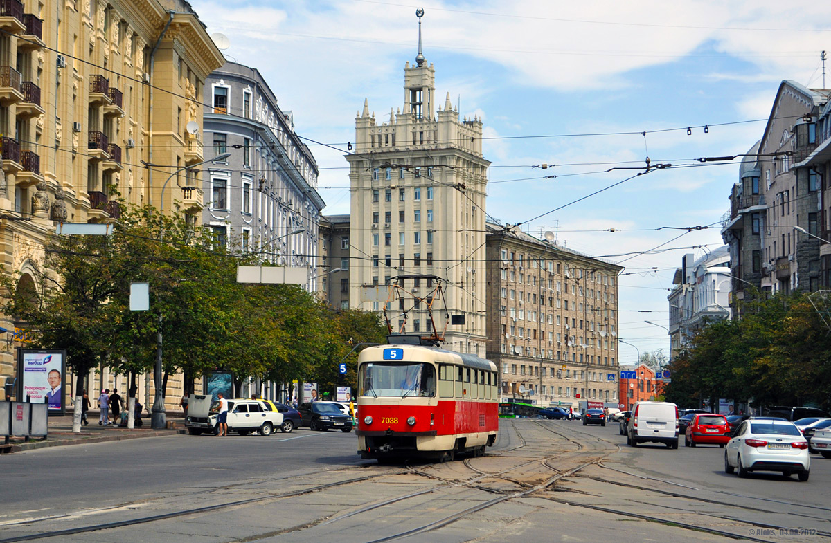 Харьков, Tatra T3SUCS № 7038