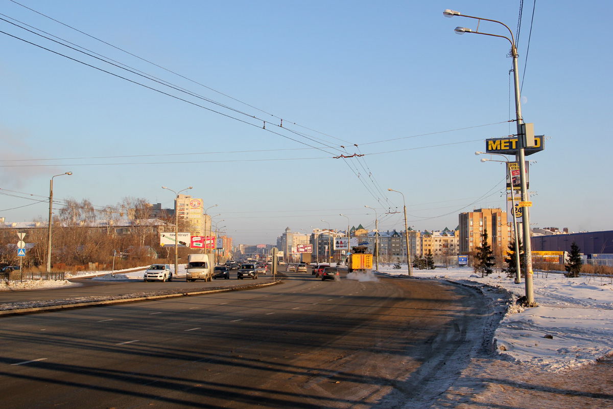 Kazanė — Construction and reconstruction of the trolleybus lines
