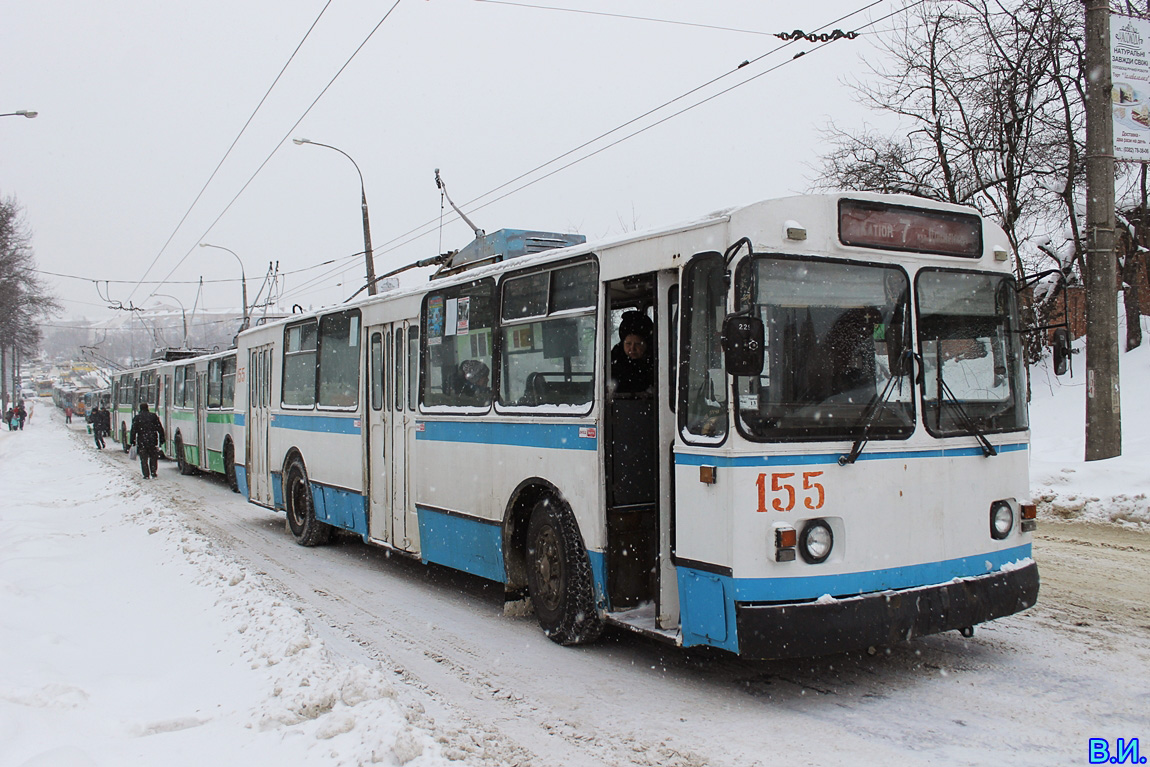 Хмельницкий, ЗиУ-682В № 155; Хмельницкий — ДТП и происшествия с участием ЭТ