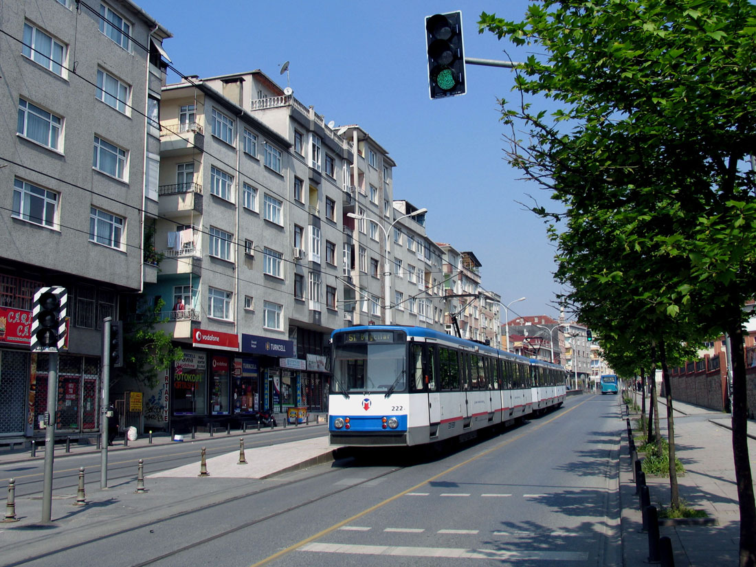Стамбул, Duewag B100S № 222; Стамбул — Трамвайная линия T2 (Zeytinburnu — Bağcılar) — Разные фотографии